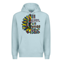 Blue Mist autism sunflower Premium Hoodie - CowhideDigitalArt
