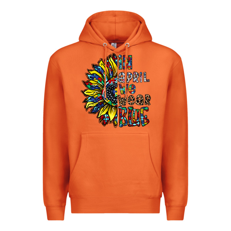 Autism Sunflower Premium Hoodie by CowhideDigitalArt | Teevron