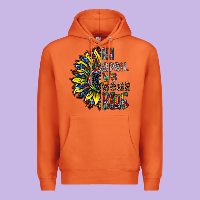 Autism Sunflower Premium Hoodie Designed By Cowhidedigitalart