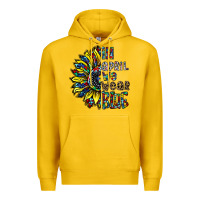 Lemon autism sunflower Premium Hoodie - CowhideDigitalArt