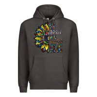 Smoke autism sunflower Premium Hoodie - CowhideDigitalArt