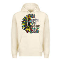 Tofu autism sunflower Premium Hoodie - CowhideDigitalArt