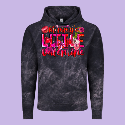 Mommy's Little Valentine Vintage Hoodie Designed By Cowhidedigitalart
