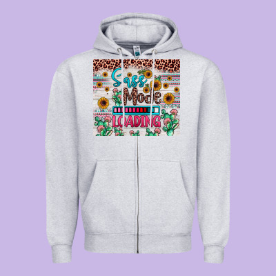 Sass Mode Loading Zipper Hoodie Designed By Jahusdesignshop