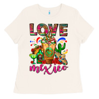 Bone Love Mexico Cold Drink Frappe Ladies Tee - FaDigitalArtStudio