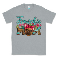 Heather Grey french bulldog mom Classic Tee - Artiststas