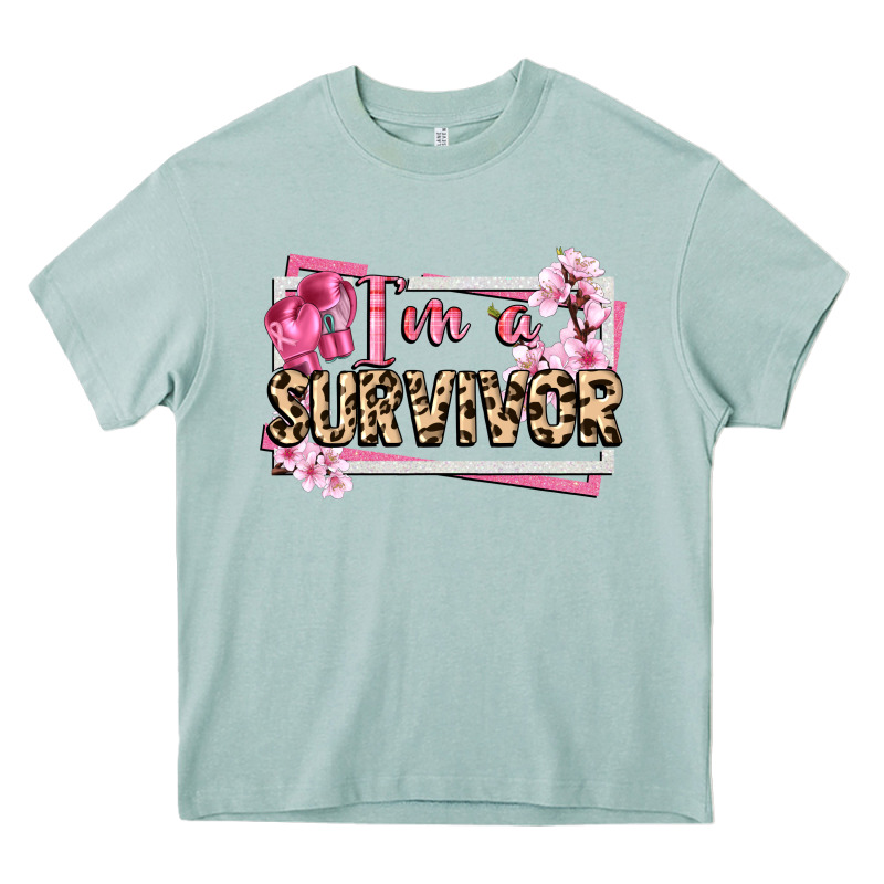 Im A Survivor Cancer Awareness Heavy Core Tee by CowGirlArtShop | Teevron