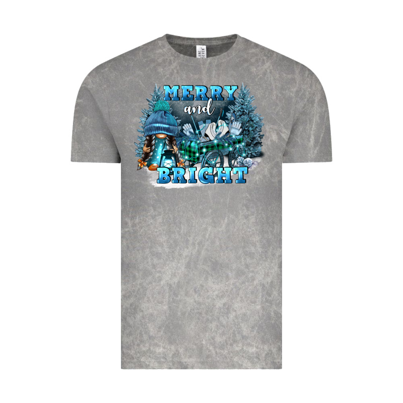 Merry And Bright Vintage Tee by FaDigitalArtStudio | Teevron