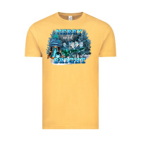 Vintage Mustard merry and bright Vintage Tee - FaDigitalArtStudio
