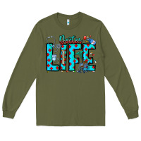 Army Green Doctor Life Long Sleeve Tee - CowhideDigitalArt