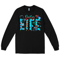 Black Doctor Life Long Sleeve Tee - CowhideDigitalArt
