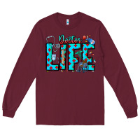 Burgundy Doctor Life Long Sleeve Tee - CowhideDigitalArt