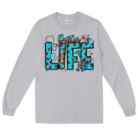 Moon Dust Doctor Life Long Sleeve Tee - CowhideDigitalArt