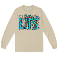 Mushroom Doctor Life Long Sleeve Tee - CowhideDigitalArt