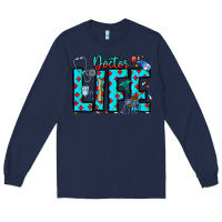 Navy Doctor Life Long Sleeve Tee - CowhideDigitalArt