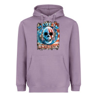 Lavender made in america skull Heavyweight Hoodie - JahusDesignShop