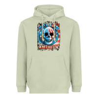 Matcha made in america skull Heavyweight Hoodie - JahusDesignShop