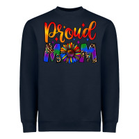 Navy proud mom Heavyweight Sweatshirt - JahusDesignShop