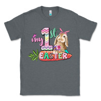 Charcoal Heather My first Easter Day Classic Tee - CowGirlArtShop