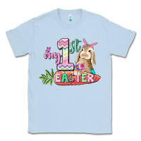 Dusty Blue My first Easter Day Classic Tee - CowGirlArtShop