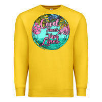 Lemon good times and tan lines Premium Sweatshirt - JahusDesignShop