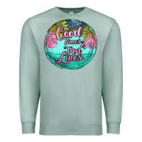 Seafoam good times and tan lines Premium Sweatshirt - JahusDesignShop