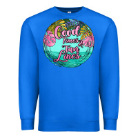 True Royal good times and tan lines Premium Sweatshirt - JahusDesignShop