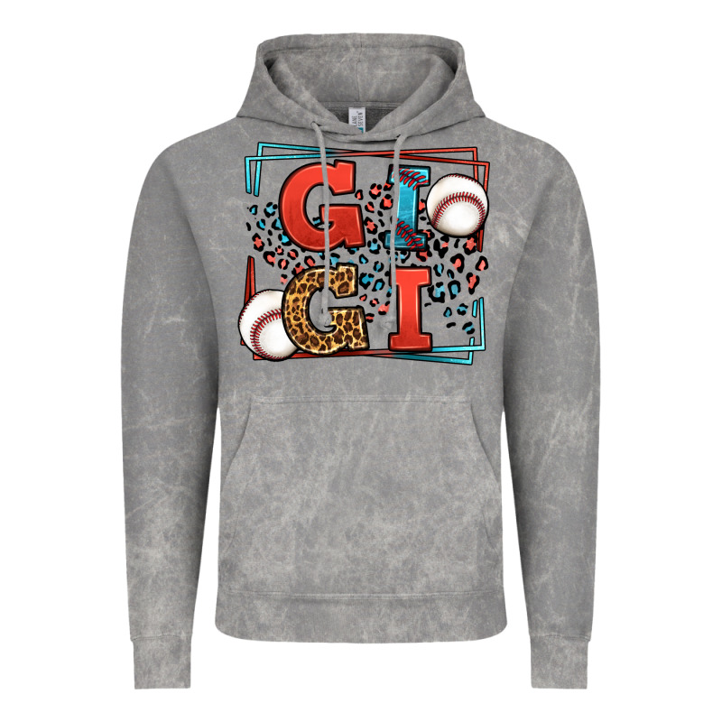 Baseball Gigi Leopard Frame Vintage Hoodie by LillyAllenDesigns | Teevron