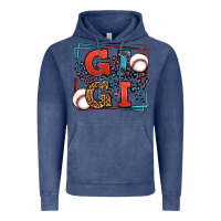Vintage Denim Baseball gigi leopard frame Vintage Hoodie - LillyAllenDesigns