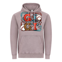 Vintage Zinc Baseball gigi leopard frame Vintage Hoodie - LillyAllenDesigns