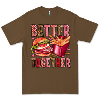 Cacao hamburger potatoes better together olivia Premium Tee - OliviaCreatesArt