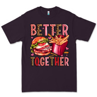 Plum hamburger potatoes better together olivia Premium Tee - OliviaCreatesArt