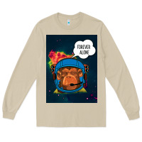 Mushroom Forever Alone, Monkey, Space, Monkey At Space, Long Sleeve Tee - Bettercallsaul