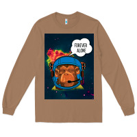 Toasted Coconut Forever Alone, Monkey, Space, Monkey At Space, Long Sleeve Tee - Bettercallsaul