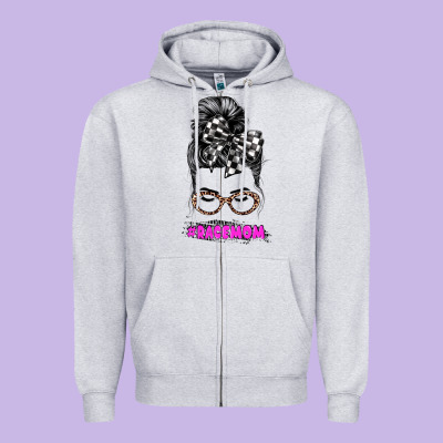 Racemom Zipper Hoodie Designed By Jahusdesignshop