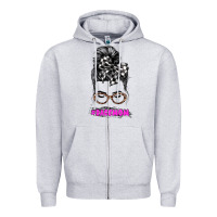 Heather Grey racemom Zipper Hoodie - JahusDesignShop