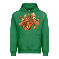 Emerald Black girl Fall sneakers Urban Hoodie - RanaPortraitStore
