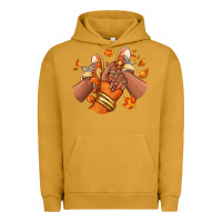Pigment Peanut Butter Black girl Fall sneakers Urban Hoodie - RanaPortraitStore