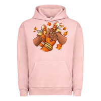 Pigment Salmon Black girl Fall sneakers Urban Hoodie - RanaPortraitStore