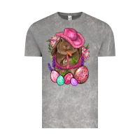 Cloud Rock Cowboy Rabbit Easter Vintage Tee - BundleAndBundleShop