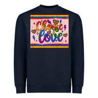 Navy choose love tumbler Heavyweight Sweatshirt - JahusDesignShop