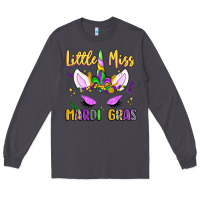 Smoke little miss mardi gras Long Sleeve Tee - LillyAllenDesigns