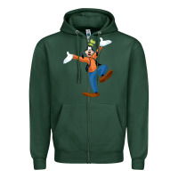 Sports Green goofy Zipper Hoodie - baoMotion