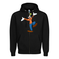 Black goofy Zipper Hoodie - baoMotion