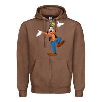 Chestnut goofy Zipper Hoodie - baoMotion