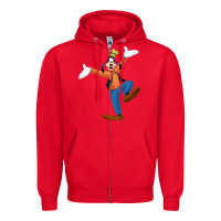 Red goofy Zipper Hoodie - baoMotion