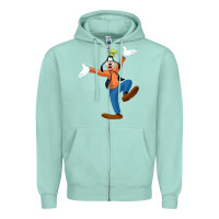 Seafoam goofy Zipper Hoodie - baoMotion