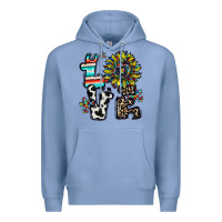 Colony Blue love autism Premium Hoodie - CowhideDigitalArt