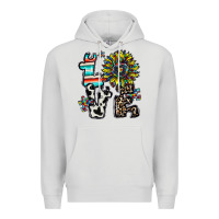 Dove Grey love autism Premium Hoodie - CowhideDigitalArt