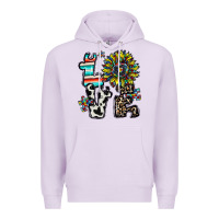 Lilac love autism Premium Hoodie - CowhideDigitalArt